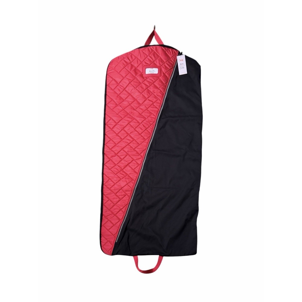 lug NWT Jockey Hanging Garment Bag Red New Zipped Fabric Travel Luggage Suitcase
